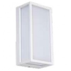 Φωτιστικό Επίτοιχο Απλίκα LED 10W 230V 1200lm CCT Αλουμινίου Λευκό IP54 17-05205-1